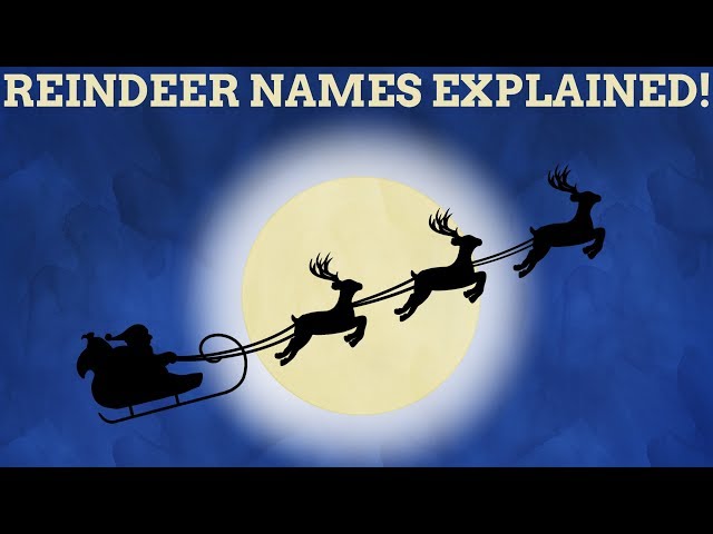 The Meaning of Santa's Reindeer Names