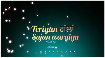 teriyan deedan song whatsapp status