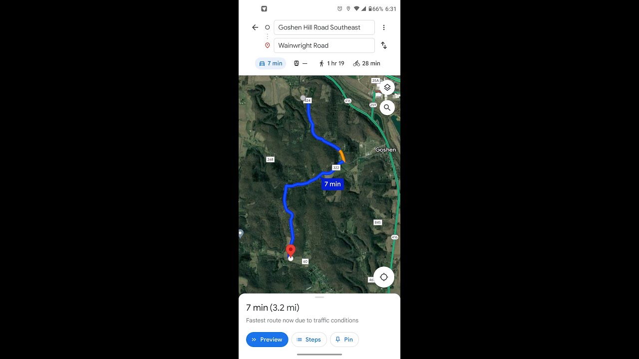Goshen Hill Road Southeast to Wainwright Road at 4x speed YouTube