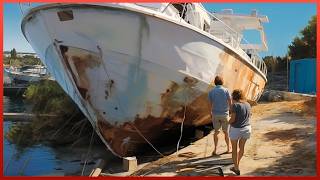 Family Buys $2500 Old YACHT and Renovates it Back to New | Start to Finish by @SailingMelody