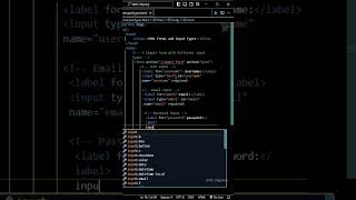 HTML Forms & Input Types: text, email, password fields & more! | Day 11 | #HTML #Forms #InputTypes