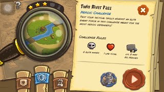 UPDATED: Kingdom Rush - Twin River Pass Heroic Challenge (Veteran) Walkthrough screenshot 4