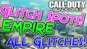 OMG! ALL WORKING GLITCH SPOTS ON EMPIRE / RAID! (Black Ops 3 Empire Glitches Descent DLC 3)