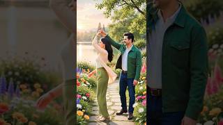 90s Bollywood Romantic Couple ❤️ | Beautiful Garden Love Story | Couple Goals | Shobha Collection