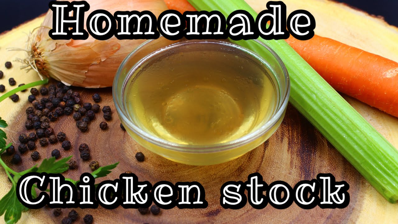 How To Make Homemade Chicken Stock From Scratch 🤯 YouTube