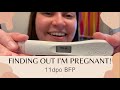 11dpo BFP - Finding Out I'm Pregnant! 😭