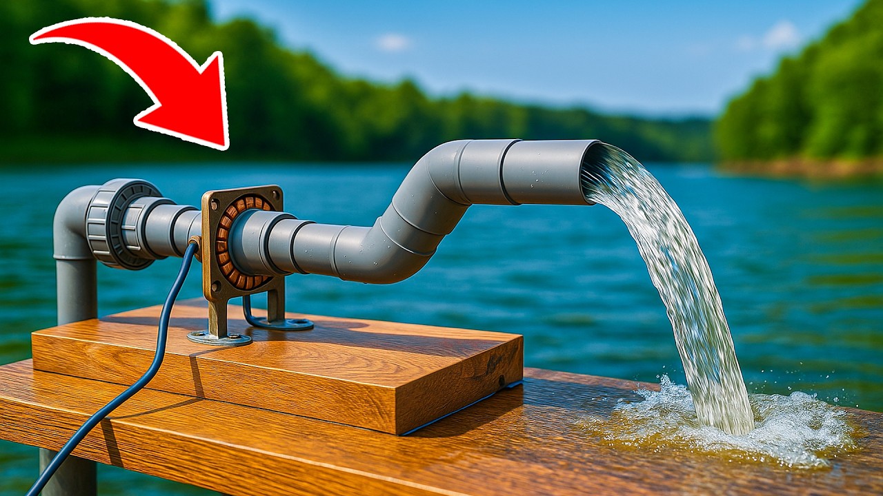 Этот метод позволяет заменить дорогие водяные насосы! 🚀💧 Самодельный водяной насос из двигателя с...