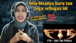 Download Lagu FTG - AKU TAK PEDULI | 🇮🇩 REACTION MP3
