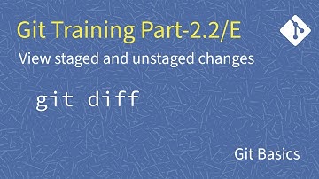 Git | View staged and unstaged changes | git diff command | Git basics