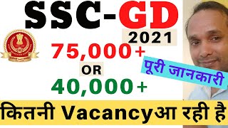 SSC GD New Recruitment 2021 | SSC GD Vacancy 2021 | SSC GD 2021 Total Vacancy | SSC GD 2021 Age