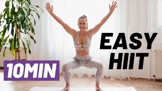10Min Easy Hiit Burn Calories, Fullbody Sweat, Easy Level Julia Laura Wolf
