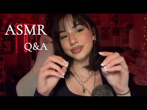 ASMR Q&A questions ❤️