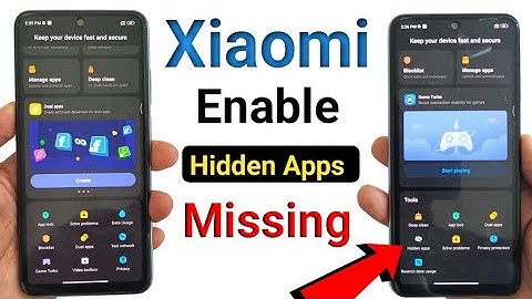 How to hide apps in redmi mobile | hidden apps not showing | enable hidden apps setting