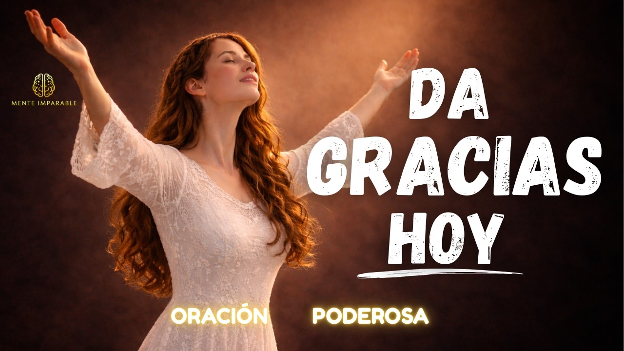 DA GRACIAS HOY |Dios Es Bueno, Su Misericordia Es Eterna y Su Paz Renueva Tu Vida - ORACIÓN PODEROSA
