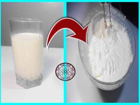 طريقة تحويل كوب حليب الى كريمة ناجحة % 100