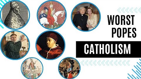 Every Worst Pope In CATHOLISM History Explained #catholism