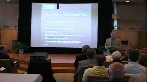 Presentation Training Dr. Gary Genard -- How to Use PowerPoint