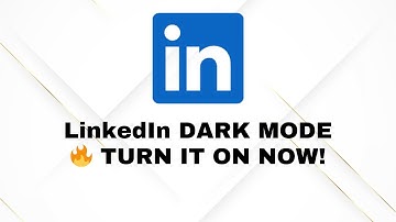 How to Enable Dark Mode on LinkedIn (2025 Update!)