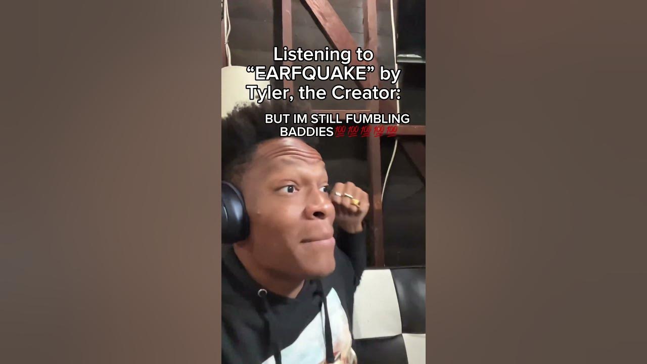 Listening to “EARFQUAKE” by Tyler, the Creator #relatable #tylerthecreator #earfquake