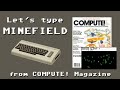 Let's Type Minefield from COMPUTE! Magazine - Commodore 64 - Issue 37, June 1983