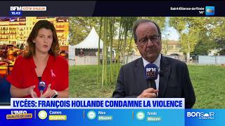 François Hollande reacts to student protests and unveils his plans for 2027