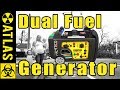 Champion Dual Fuel Generator Runs On Both Propane or Gasoline