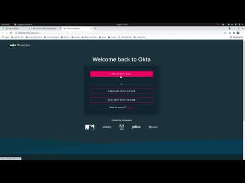 SSO demo with Okta and spring boot