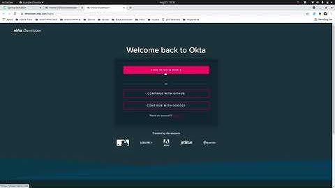 SSO demo with Okta and spring boot