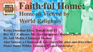 Faith-ful Home: One Book Panel 2021