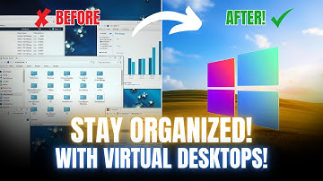 Master Virtual Desktops in Windows 🔥 Boost Your Productivity in 2 Minutes!