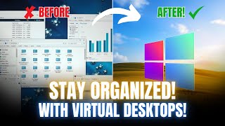 Master Virtual Desktops in Windows 🔥 Boost Your Productivity in 2 Minutes!