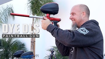 Dye DLS Paintball Gun - Shooting