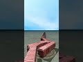 Crazy Massive Train Crossing On Giant Circle Curved Tracks 💥🤯 BeamNG.Drive Train simulator3D #shorts