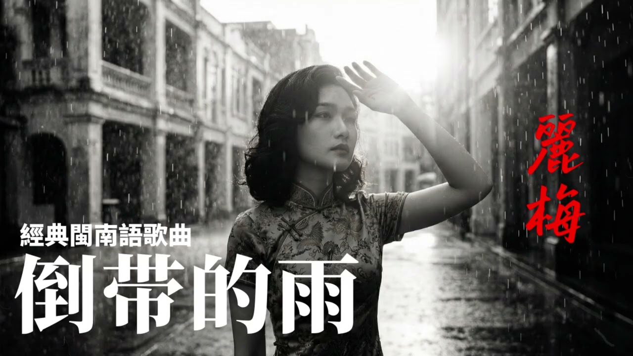 中閩南語老歌《倒带的雨》｜熟悉的旋律，熟悉的感動｜麗梅唱歌給你聽｜麗梅唱歌給你聽｜靜靜唱給你聽｜閩南語經典情歌｜70後回憶 80後回憶