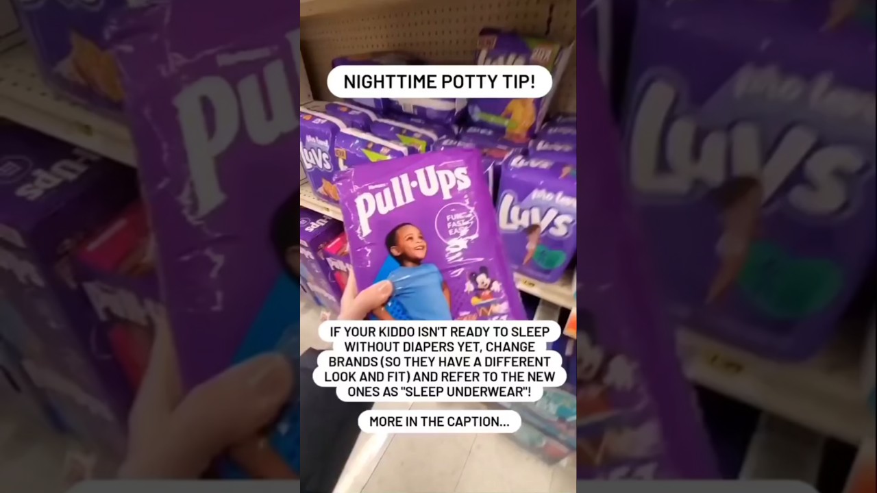 Nighttime Potty Training Tip!