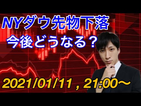 【株雑談】NYダウ先物下落？今後の注目点など質問にお答えします。