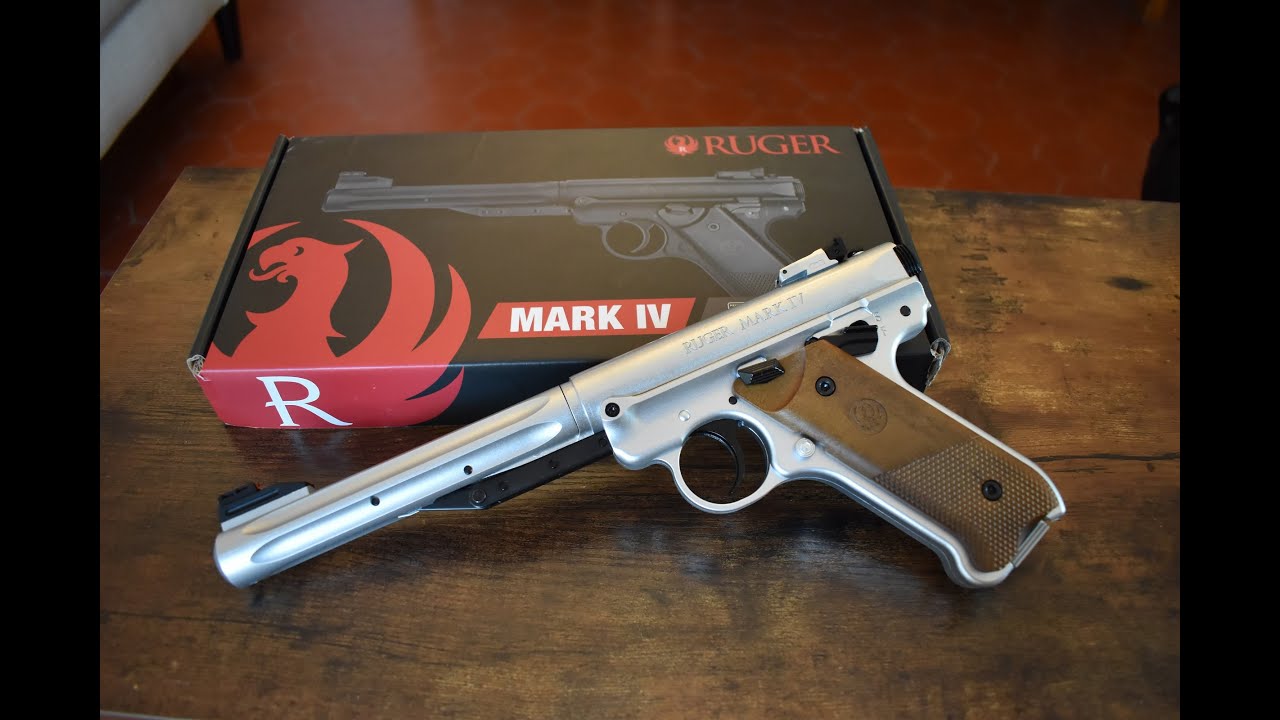 Pistolet 4.5mm (Plomb) RUGER MARK IV SILVER UMAREX