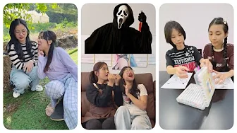 Girl Bullying Friends|| Are Ghosts Real? 😱|| Two Sisters Drawing Competition 🎨 [SU HAO] #shorts thumbnail