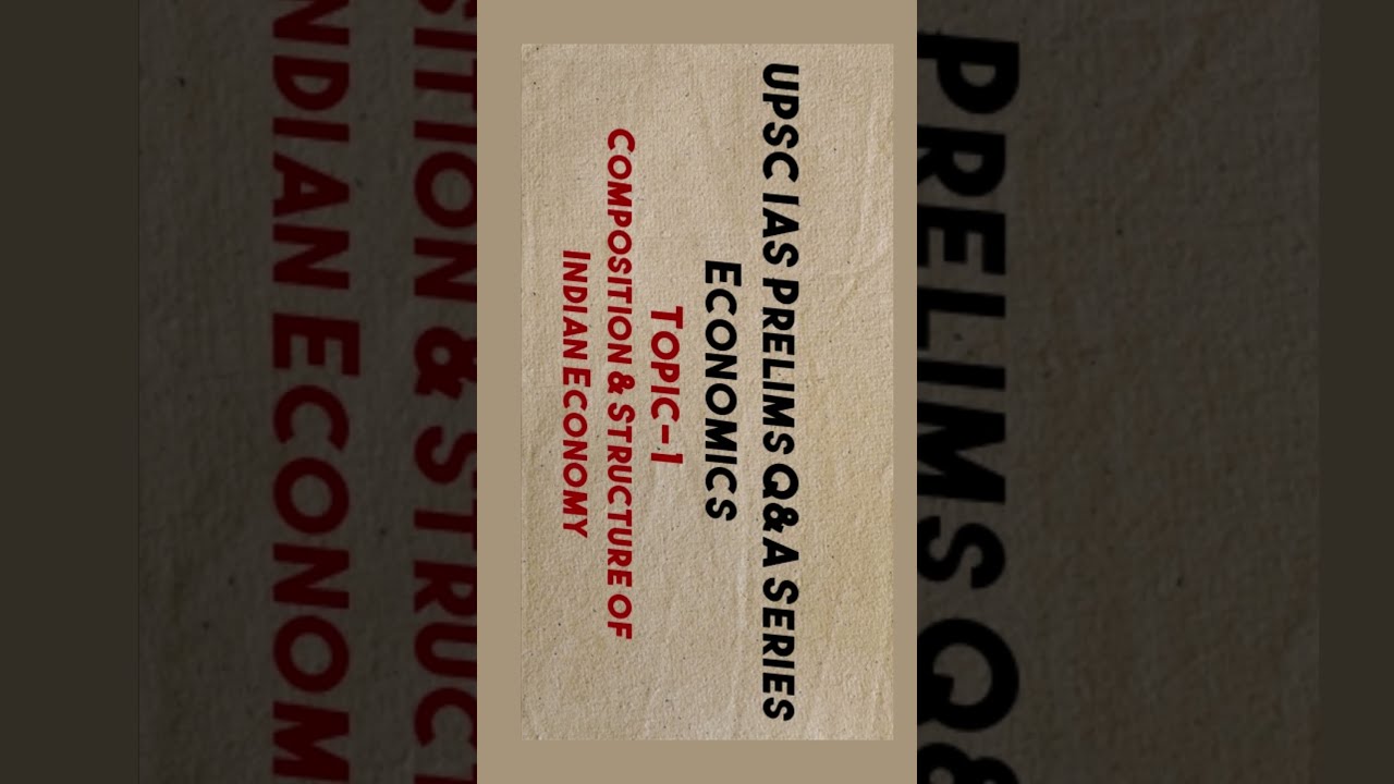 Economy Expected MCQs for UPSC Civil Services Prelims and State PSC Exams 2021 Free PDF #Shorts