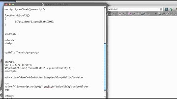 JS 4U 102: scrollLeft()