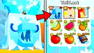 Defeat YETI for Diamonds, GARGANTUAN & TITANIC Chance in Pet Simulator 99!