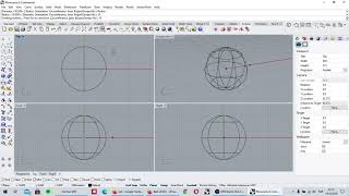 How To Model a 3D Sphere in Rhinoceros 6 Software screenshot 3