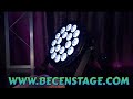 Becen 18X18W 6in1 LED Slim Par Light Review