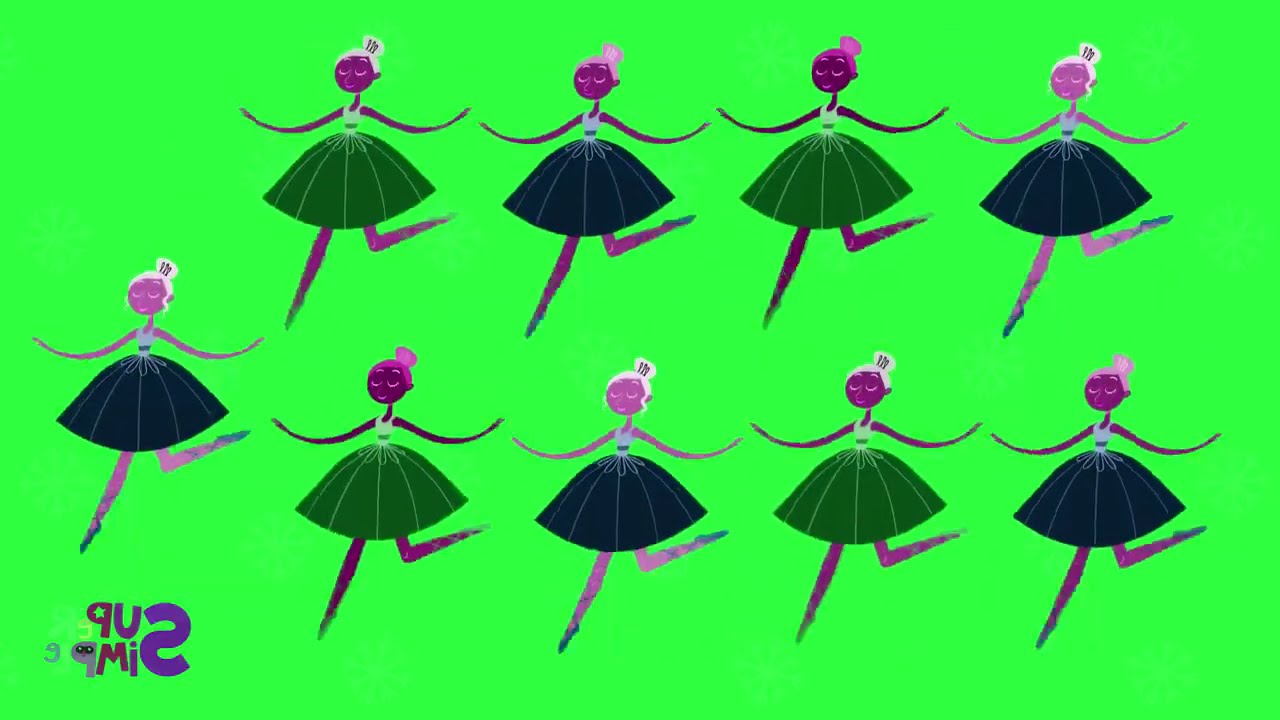 ​Super Simple Songs 12 Days Of Christmas Intro Logo Sponsored By Klasky Csupo 2001 Effects