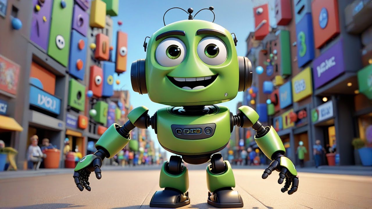 Three Little Robots Beep and Boop | Fun Tech Rhyme for Kids | Educational Robot Song