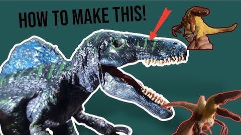 Making a SPINORAPTOR Puppet! Latex Stop-Motion Dinosaur Puppet Tutorial