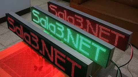 Running Text 16x96 Merah Borderless by Sala3.NET