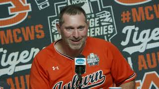 College World Series: Auburn postgame press conference (Ole Miss loss)