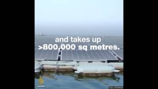 This is the World's biggest floating solar farm