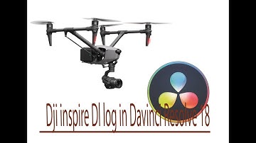 Pro-Res D-log Footage from The DJI inspire in Davinci Resolve 18.5 in 4K
